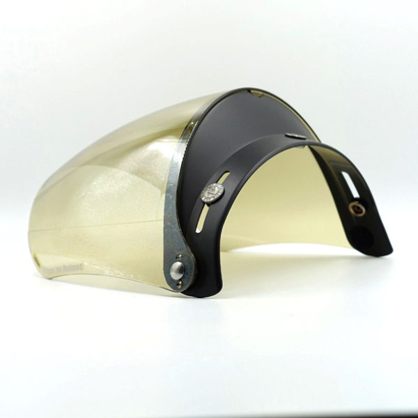 スクエアシールド(FM+イエロー) バイク ヘルメット | ジェット