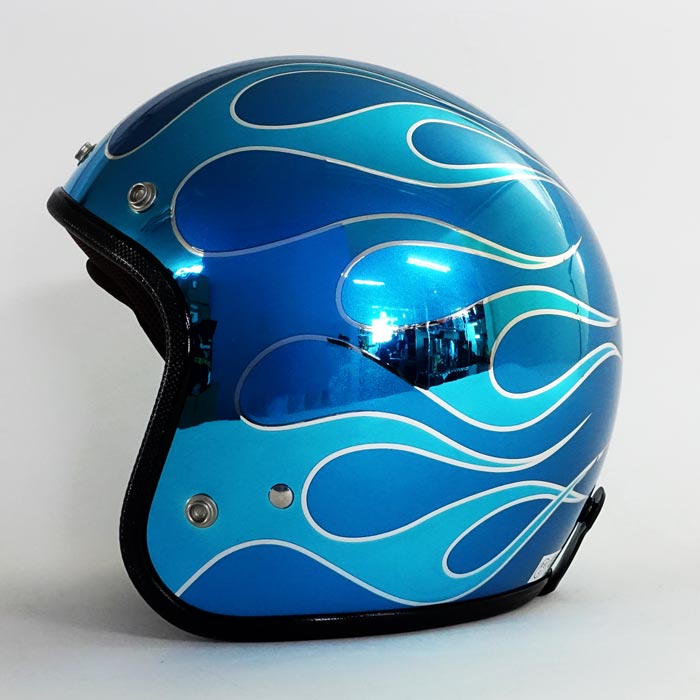 3-932 数量限定 フレイムスT2 メッキベースブルー XLサイズ | ジェット