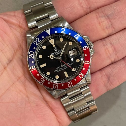 ロレックス GMTマスターI Ref.1675 赤青ベゼル MK4 / ラボ中野店限定