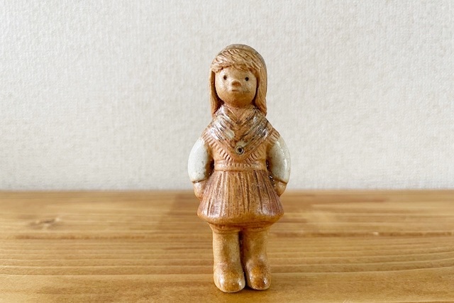 Rutebo keramik Lisskulla/ルーテボ 女の子 北欧雑貨アンティークcoco