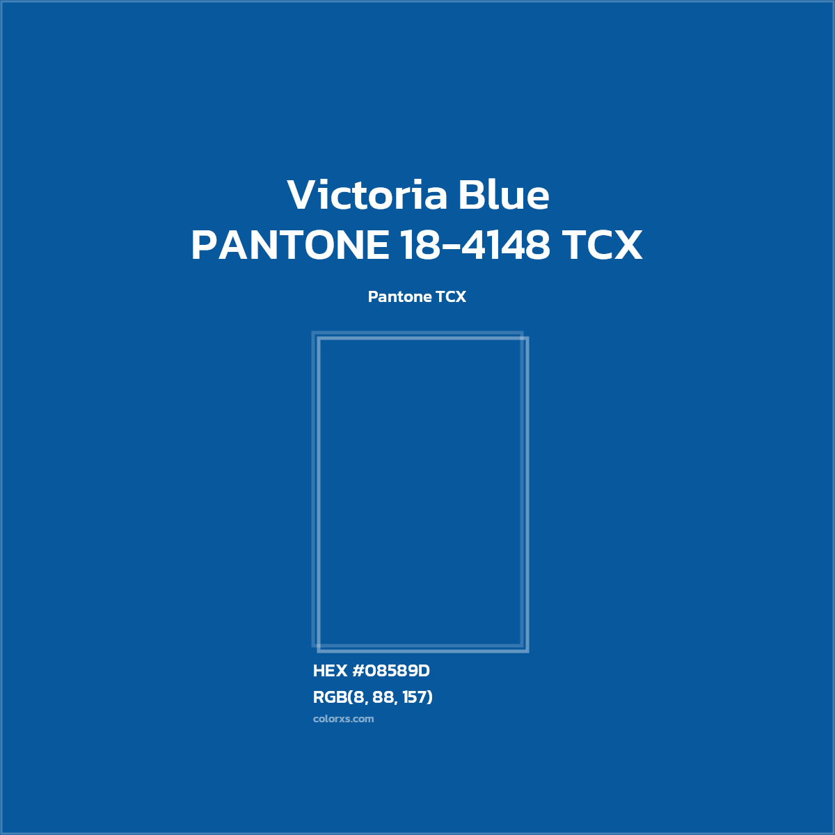 About PANTONE 18-4148 TCX - Victoria Blue Color - Color codes