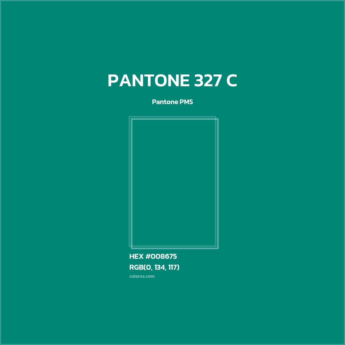 About PANTONE 327 C Color - Color codes | matching colors and