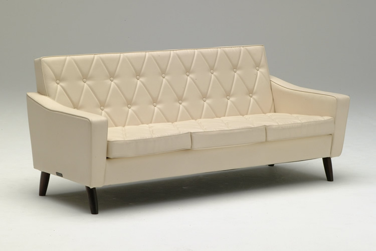 カリモク60 ロビーチェア3シーター（スタンダードアイボリー） | collect