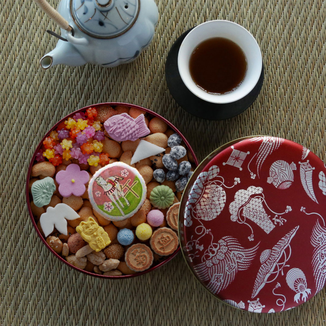 銀座菊廼舎(きくのや) 登録商標 冨貴寄(ふきよせ) 干支くず餅 【風呂敷