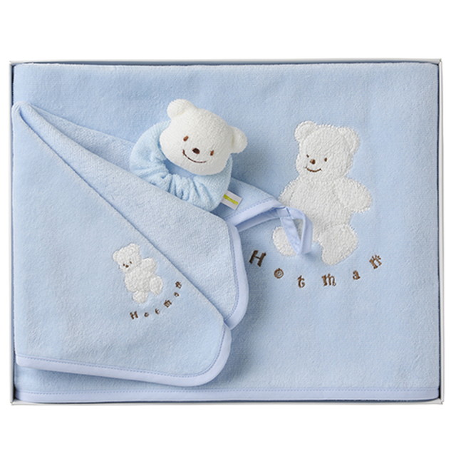 Hotman (ホットマン) 1秒タオル マーシャ タオルセット ブルー (HB