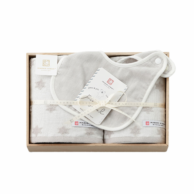今治謹製 ファーストタオル 木箱入り ギフトセット(ハンドタオル2枚