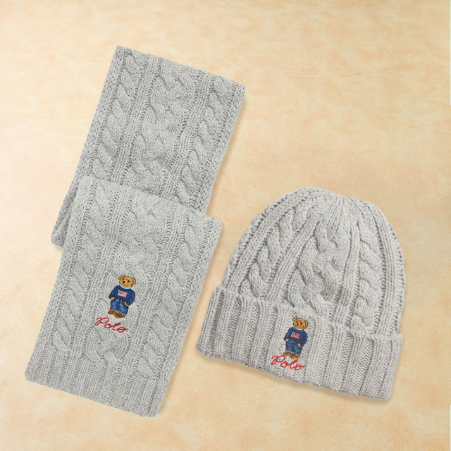 POLO RALPH LAUREN(ポロ ラルフ ローレン)POLOベア マフラー&ビーニー