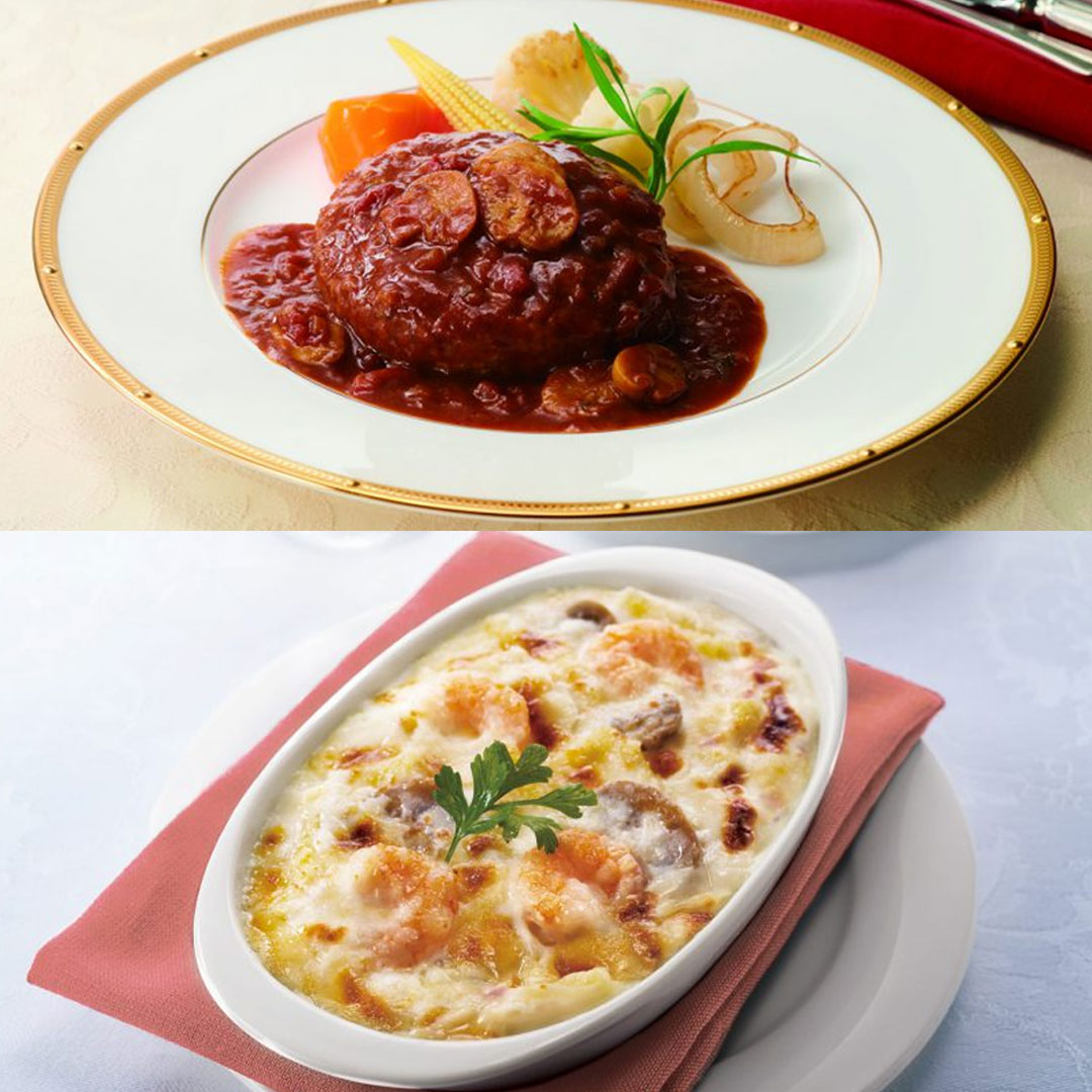 帝国ホテル ハンバーグ・エビグラタンセット(SE-80) 【冷凍食品