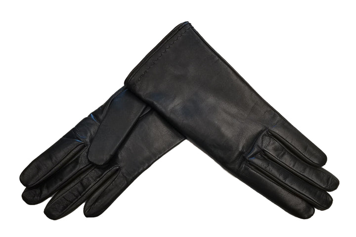 メローラ レディース手袋◇ナパレザー◇ダークグレー x グレー/DK GREY