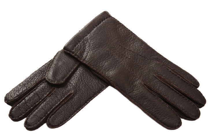 メローラ メンズ手袋◇ペッカリー◇ダークブラウン/MORO《カシミア