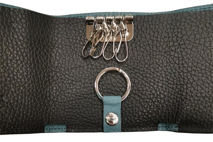 チェレリーニ ◇ キーケース財布 ◇ ALCE NERO×AZZURRO / ブラック