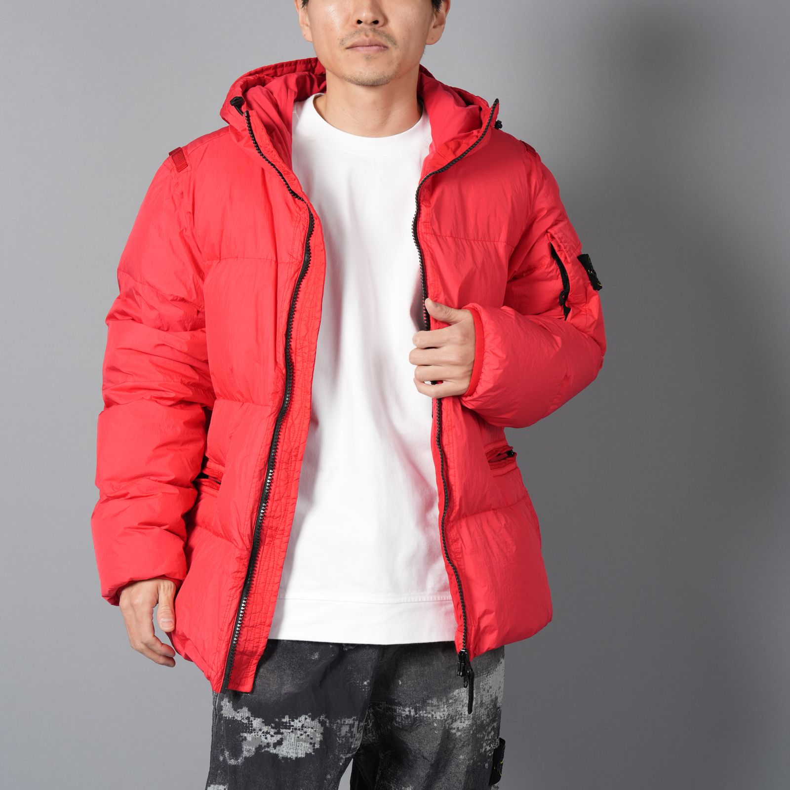 STONE ISLAND - 【残りわずか】 GARMENT DYED CRINKLE REPS R-NY