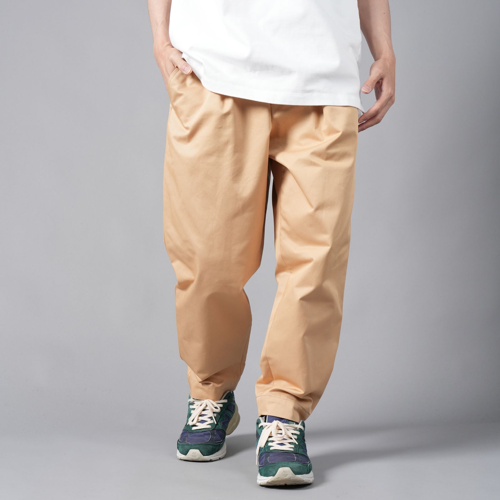 MARNI - オーガニックギャバジン製パンツ / クロップド / ドロー