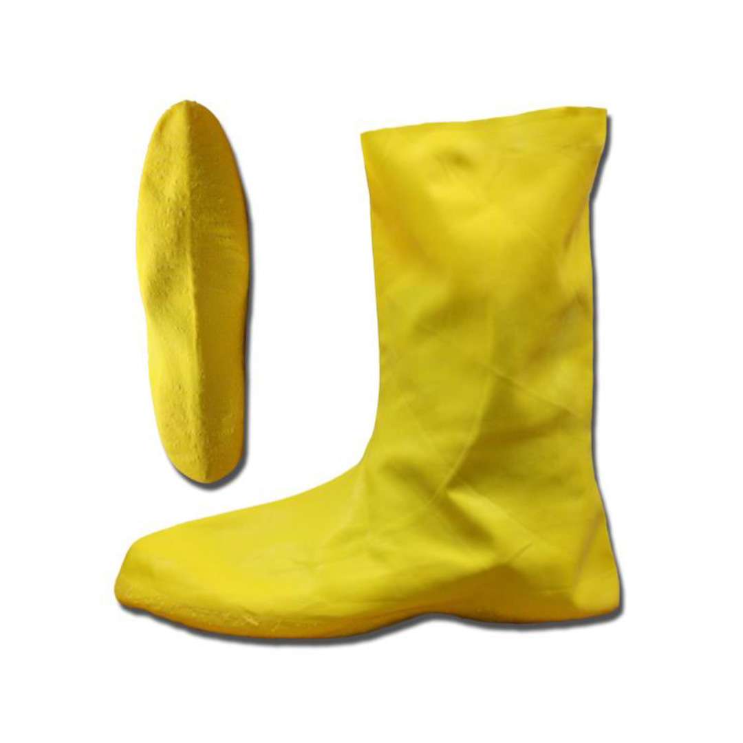 Hazmat-Nuke Boots, Unlined, Over-Shoe Style, Textured/Ribbed Sole