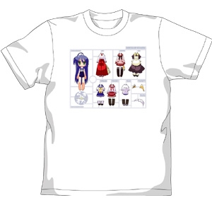 着せ替えこなた Tシャツ [らき☆すた] | 二次元キャラクター公式グッズ