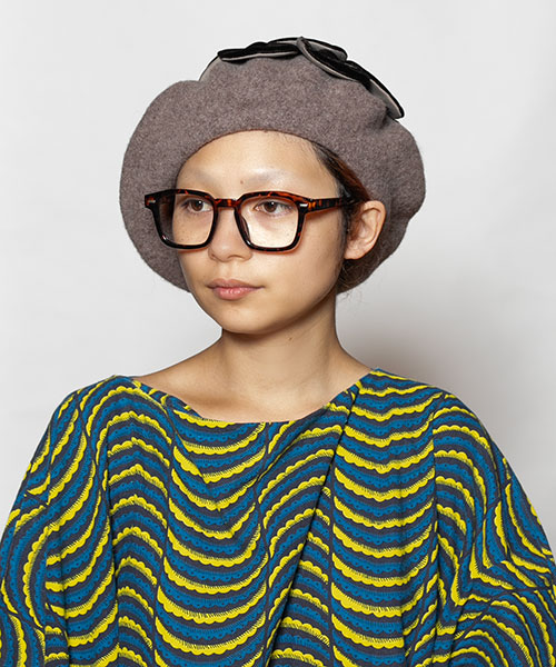 花びらベレー(ONESIZE MOCHA): ベレー帽子通販｜CA4LA公式