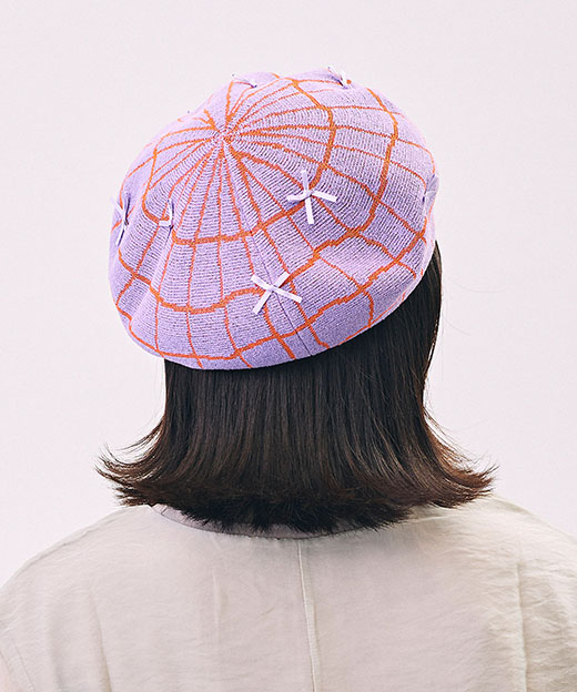 RIBBON BERET(ONESIZE PURPLE): ベレー帽子通販｜CA4LA公式