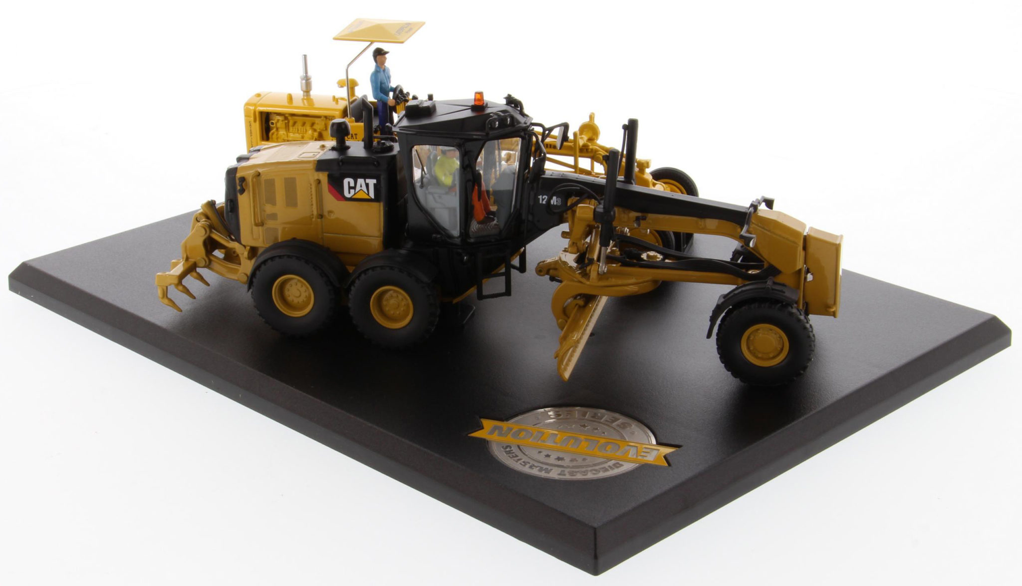 Cat Diecast 12 and 12M3 Motor Grader Evolution Series 85560 - Cat