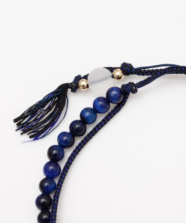 紺紐瑠璃虎目4mmブレスレット(LAPIS TG): 『岩座(いわくら)』公式通販