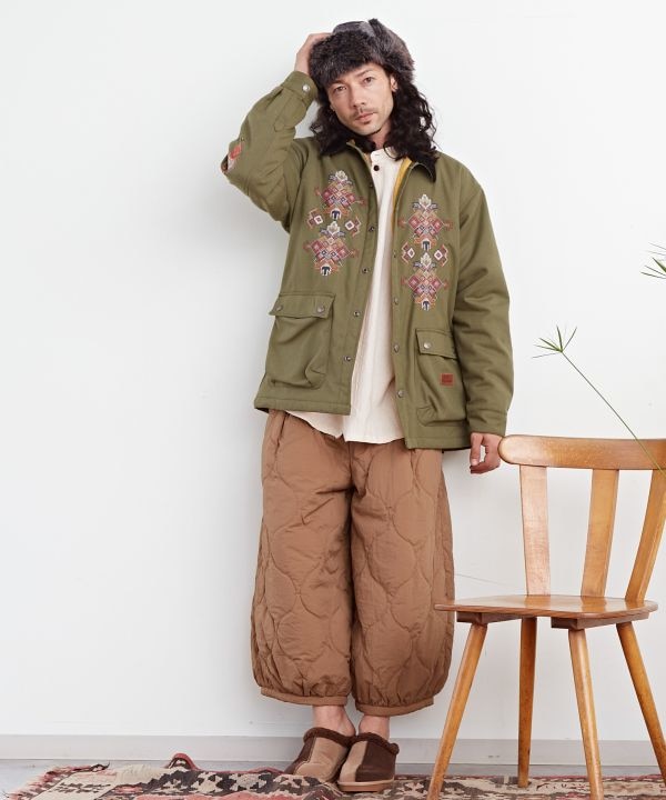 キャルトメンズアウター【Amina×grn】(BLACK): 『チャイハネ』公式通販