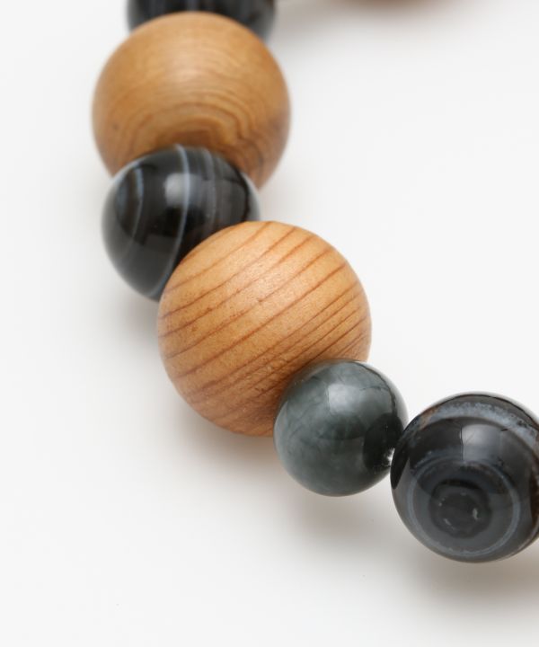 屋久杉八角形 天眼石ブレスレット(EYE AGATE): 『岩座(いわくら)』公式通販