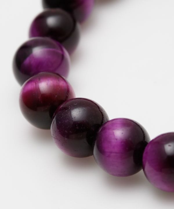 パープルタイガーアイ 8mmブレスレット(PP TIGEREYE): 『岩座
