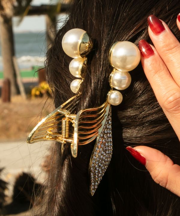 ヒウイアパールヘアクリップ(SILVER): 『Kahiko(カヒコ)』公式通販