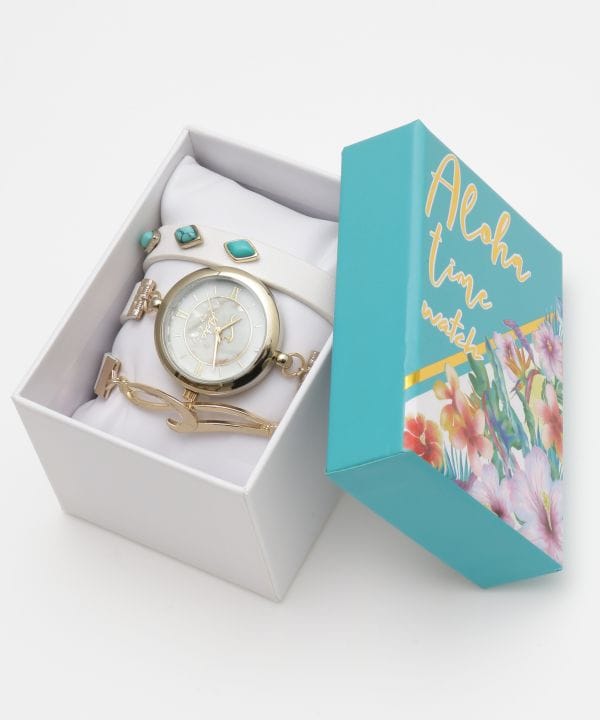 レザーターコウォッチ ゴールド(WHITE): 『Kahiko(カヒコ)』公式通販