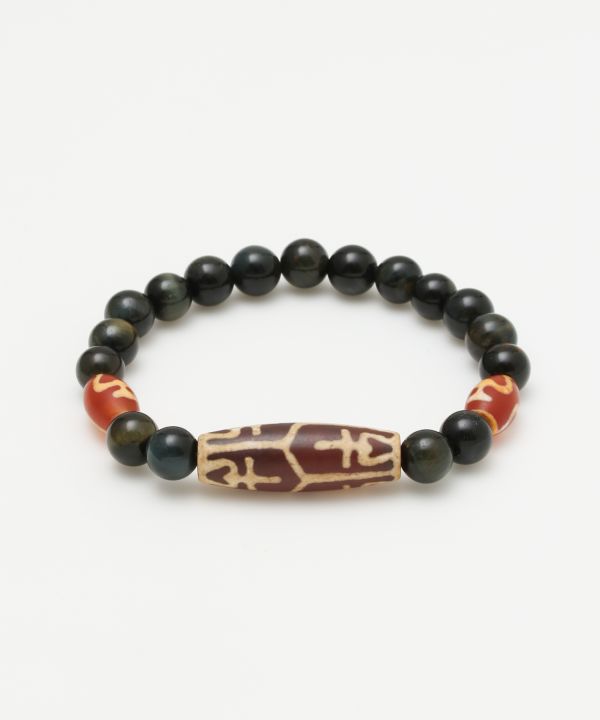 天珠】スリースト－ンブレスレット(TIGER EYE): 『チャイハネ』公式通販