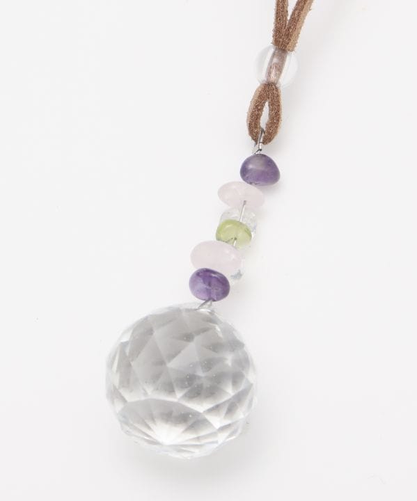 サンキャッチャーストーンネックレス(PURPLE MIX): 『チャイハネ』公式通販