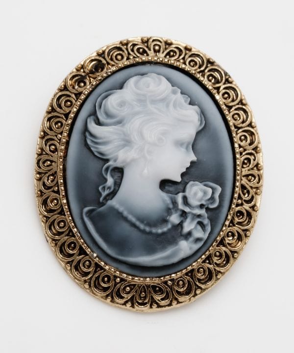 アンティークカメオブローチ(PINK): 『欧州航路』