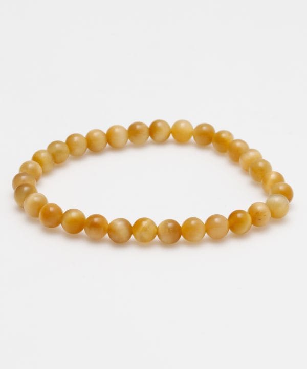 藍檜勝色勾玉ブレスレット【タイガーアイ】(TIGER EYE): 『岩座(いわく