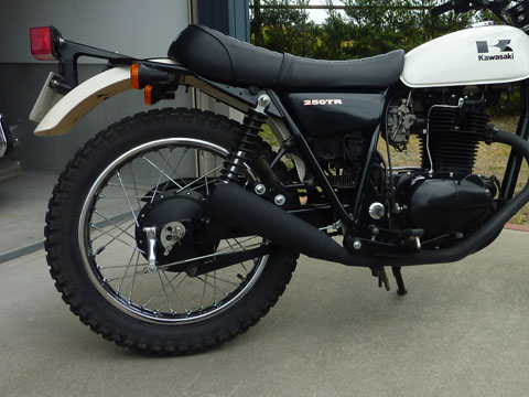 250TR マフラーショート加工 | Cub Unlimited