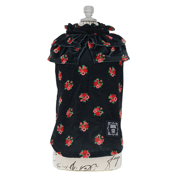 ANNA SUI（アナ スイ）ケープ風ベロアワンピース | 犬服・ドックウェア