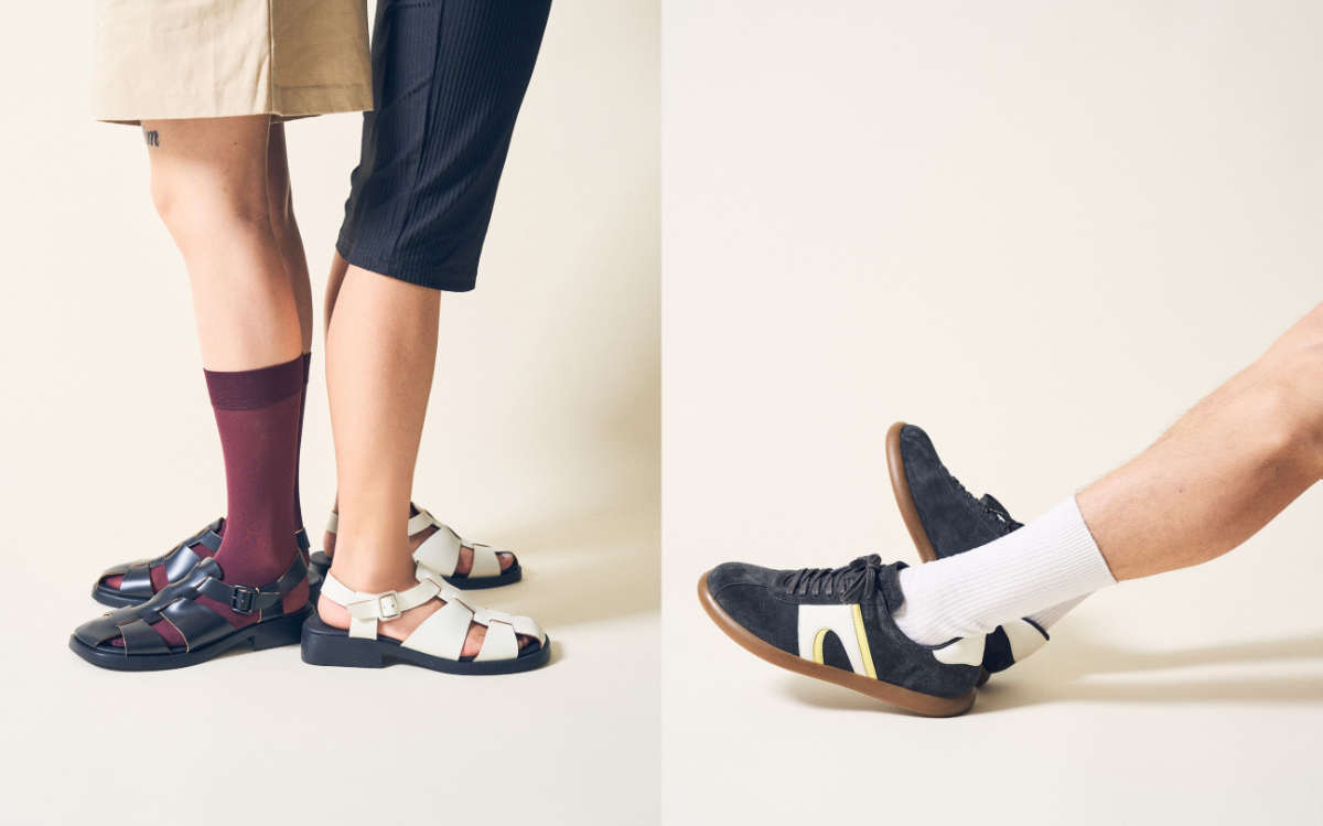 CAMPER × Bernhard Willhelm ヒールサンダル極美品　37 美脚 キャバ サンダル ヒール ウェッジソール 厚底 パーティーサンダル