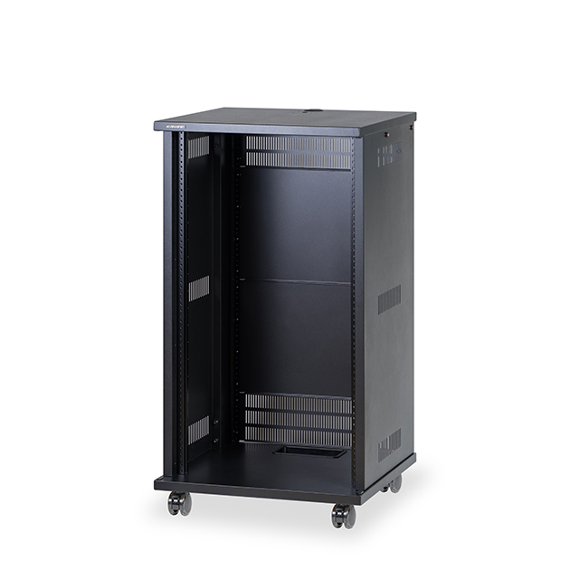 20U スチール製AVワゴン（組立式・扉なし）｜CWZK-20-DN｜カナレ電気