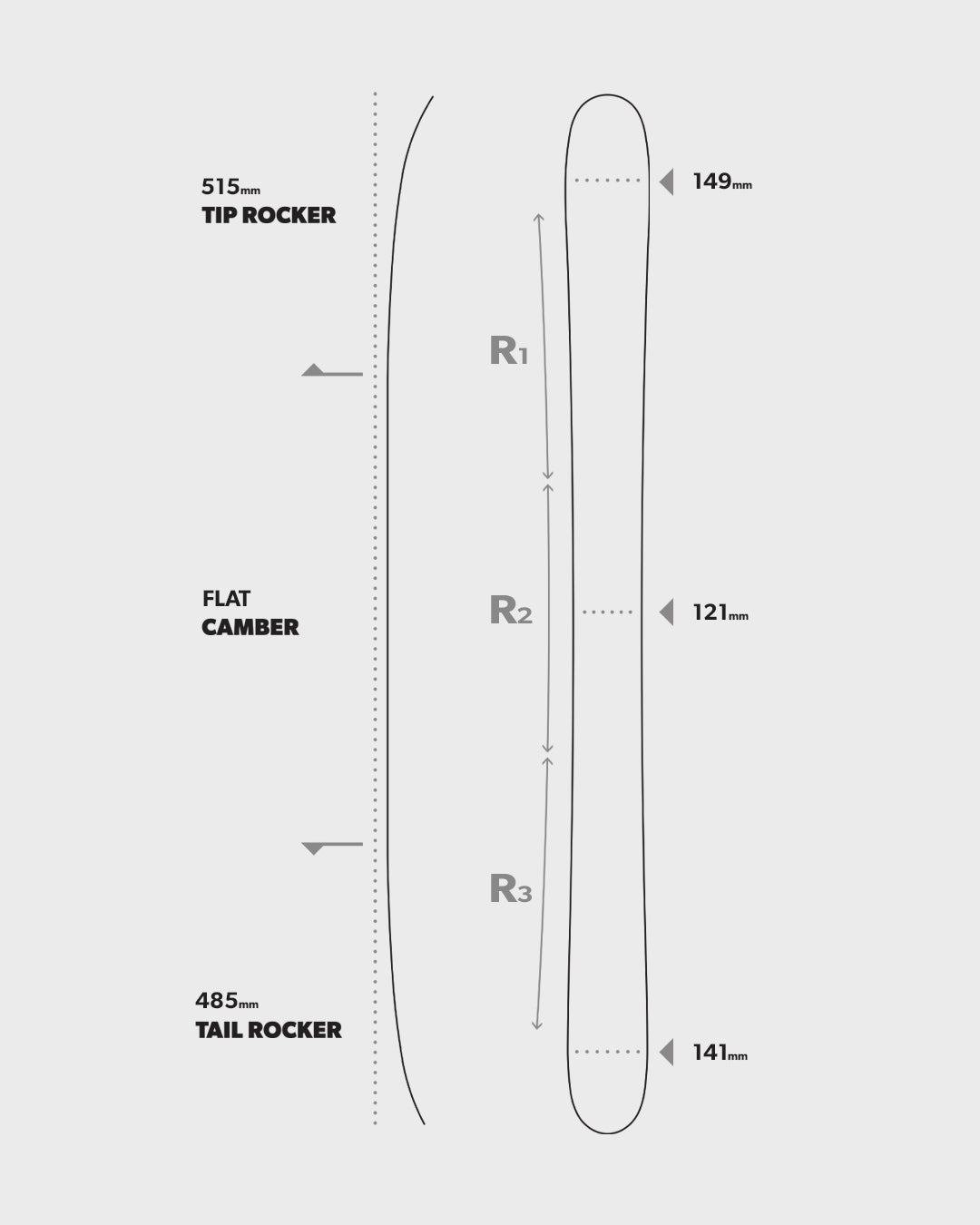 CANDIDE SKIS - AK 121