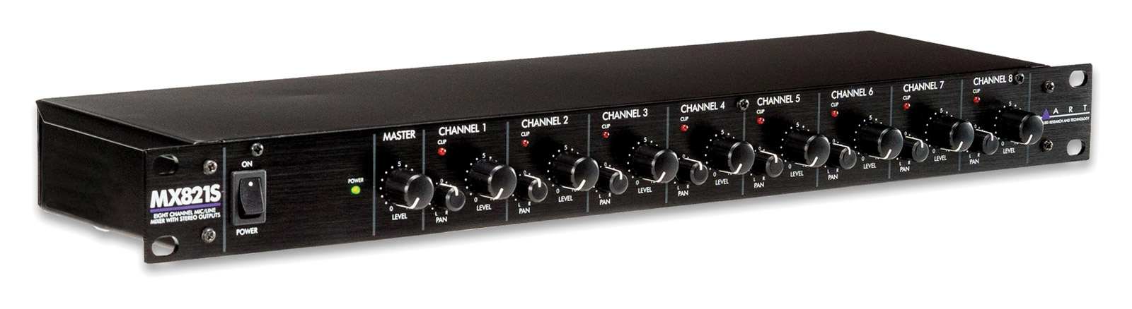 ART MX822 MIXER 8-channel, stereo, effects loop I/O, stereo line