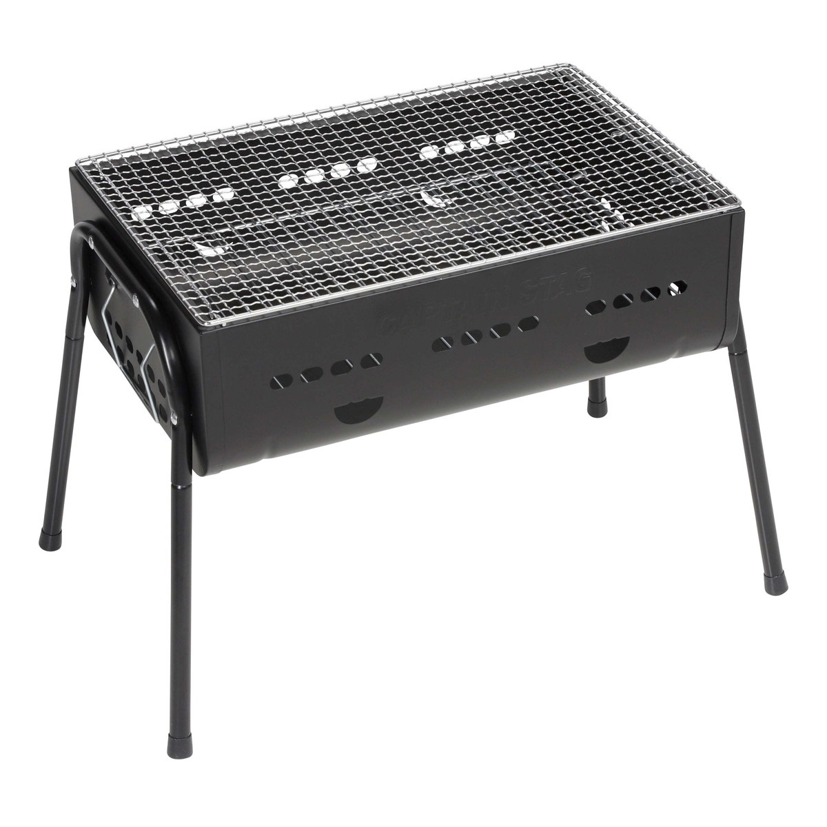 3Wayバーベキューグリル ＜450＞（ブラック） - アウトドア・キャンプ