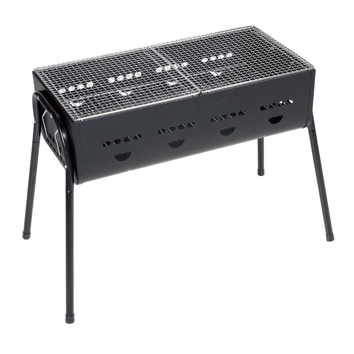 3Wayバーベキューグリル ＜600＞（ブラック） - アウトドア・キャンプ