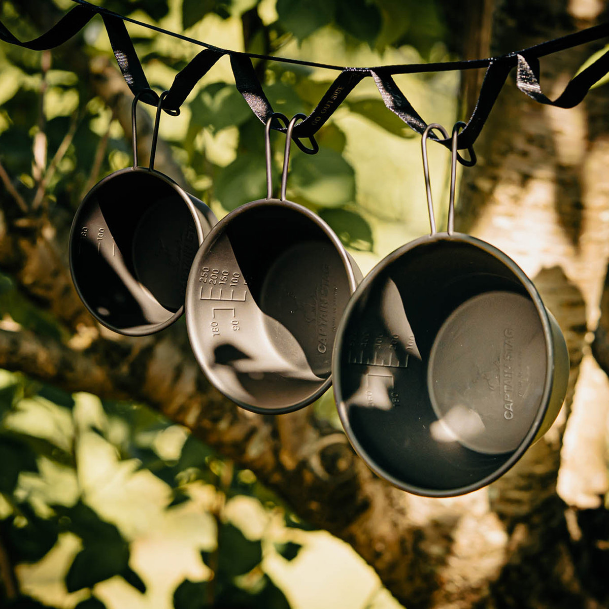 ステンレス カラーシェラカップ210ml（オキツモブラック