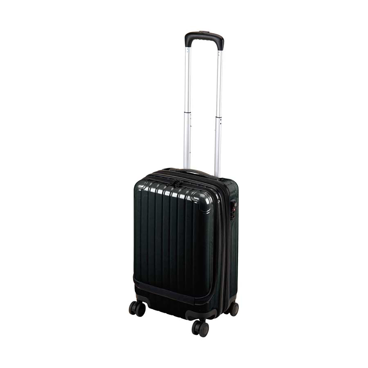 シック キャリーバッグ (フロントポケット付)〈S〉ブラック