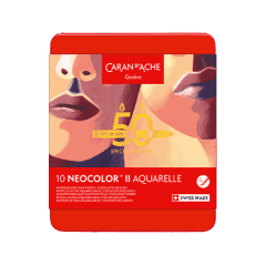 ネオカラーⅡ水溶性ワックスパステル 50周年 10色セット “PORTRAIT