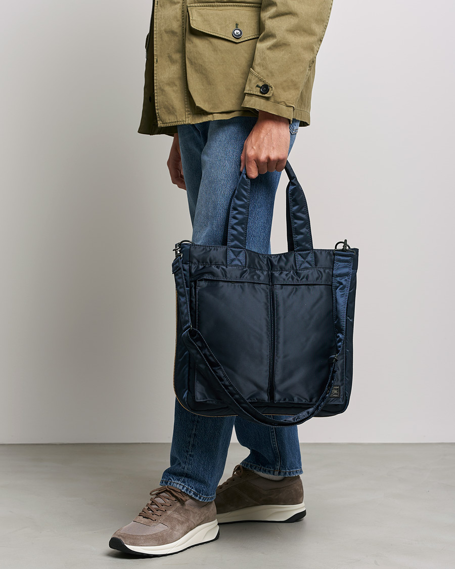 Porter-Yoshida & Co. Tanker Tote Bag Iron Blue at CareOfCarl.com