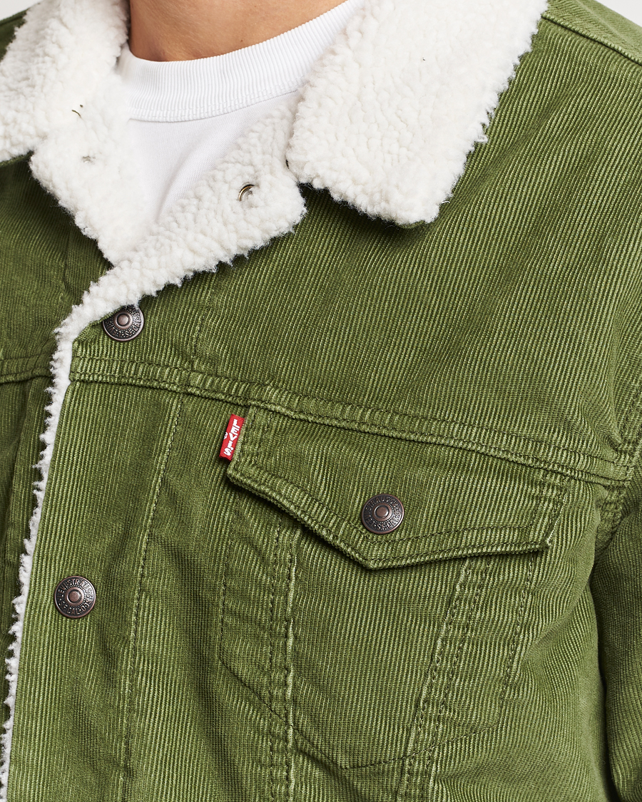Levi's Type III Sherpa Trucker Sea Moss at CareOfCarl.com