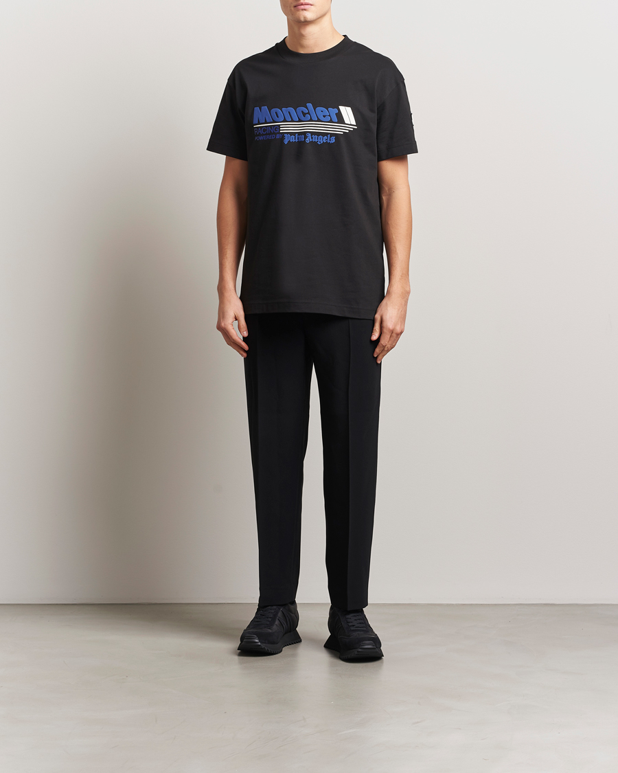 Moncler Genius X Palm Angels Printed T-Shirt Black at CareOfCarl.com