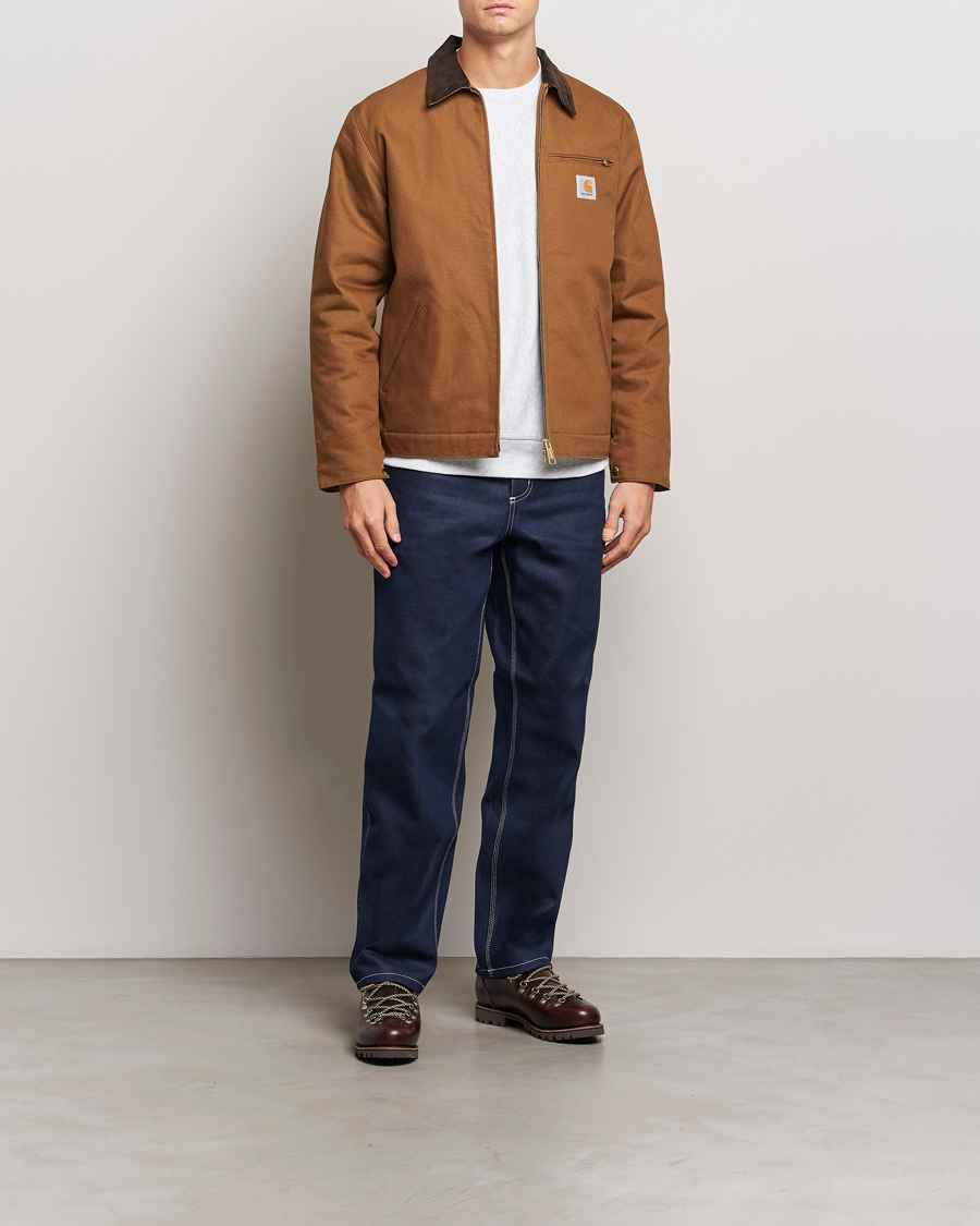 Carhartt WIP Detroit Jacket Dearborn Canvas Hamilton Brown at