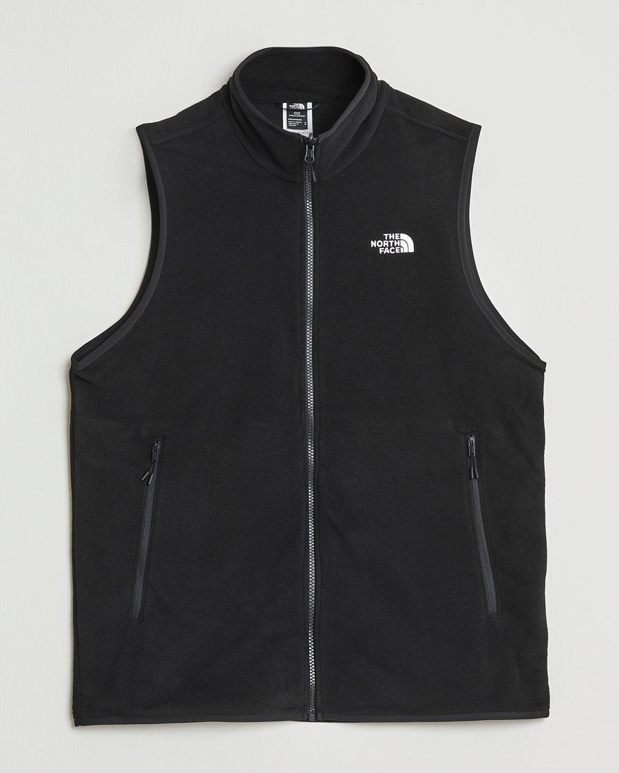 The North Face Glacier Fleece Vest Black at CareOfCarl.com