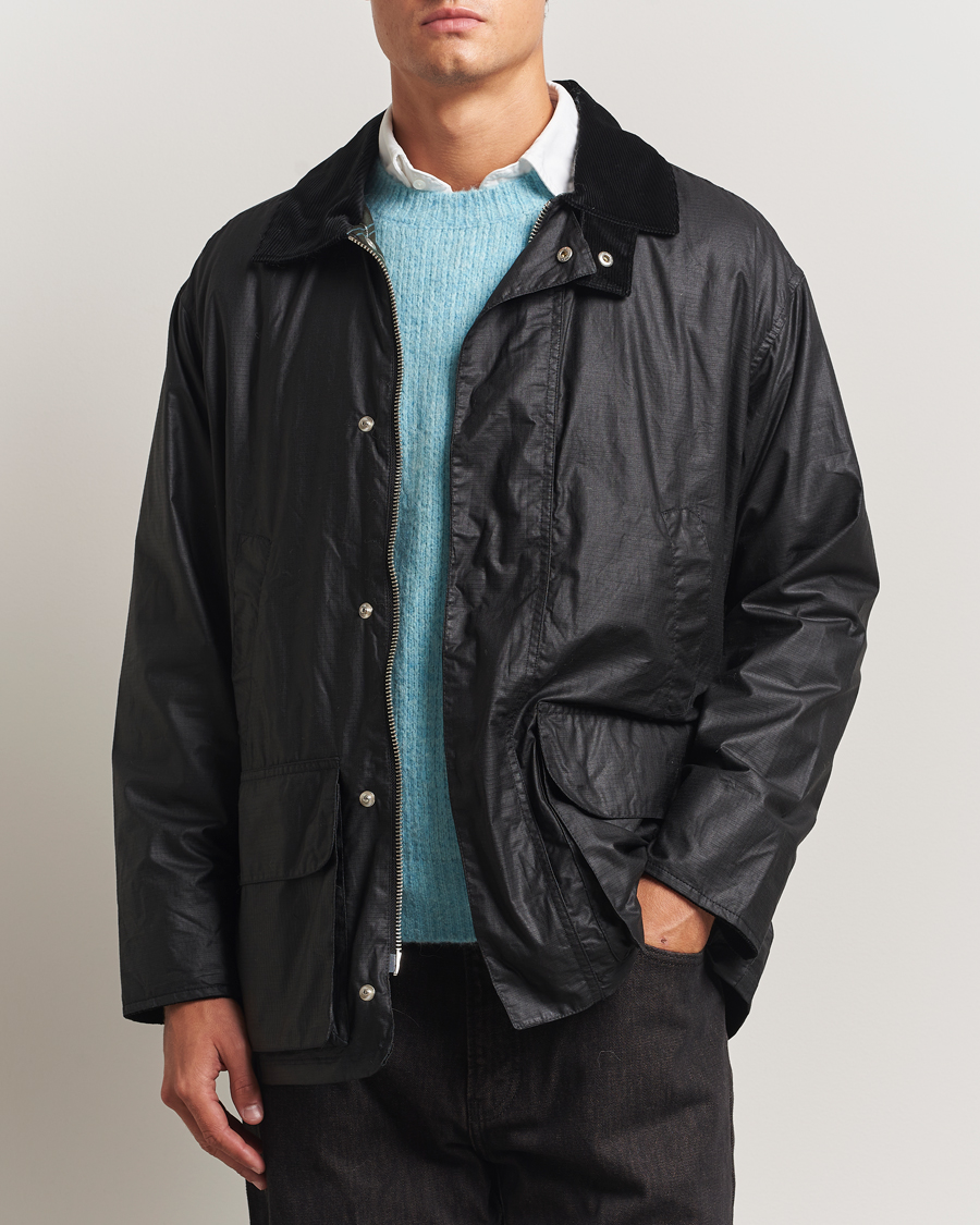 Sunflower Waxed Ripstop Jacket Black at CareOfCarl.com