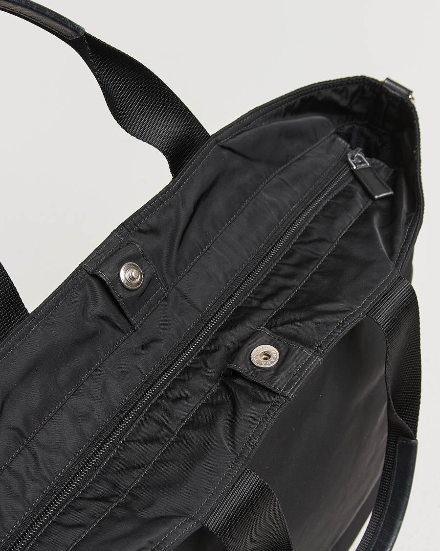 Prada Pre-Owned 2 Way Boston Bag Tessuto Nylon Black at CareOfCarl.com